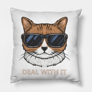 Catitude Couture: Deal With It Pillow