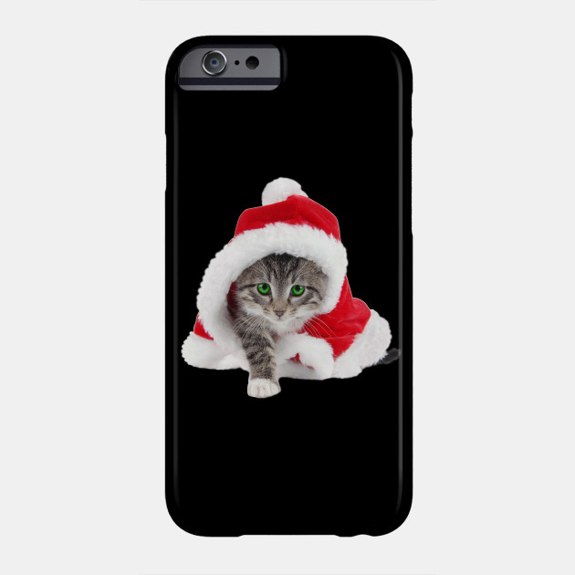 Cute Kitten Cat Santa Hat Christmas Gift For Cat Lovers Cute Cat