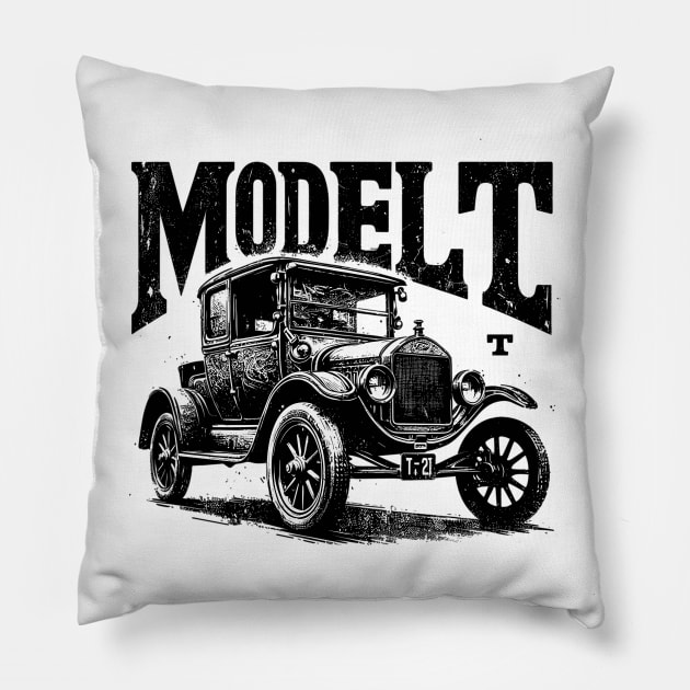 Ford Model T Pillow by Vehicles-Art