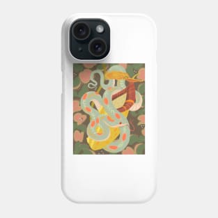 Snake and Carnivorous Plants Phone Case