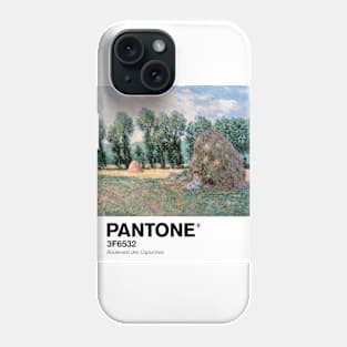 PANTONE MONET -  Boulevard des Capucines by Claude Monet Phone Case