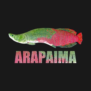 Arapaima - freshwater giant Drawn detailed T-Shirt