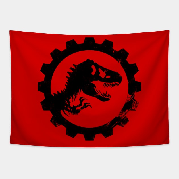 T-Rex Hazard Tapestry by Remus