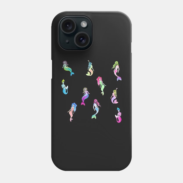 Mer-People Party Phone Case by endrene