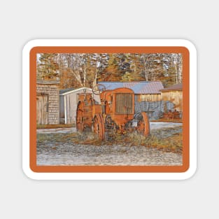 Tractor and Sheds No.2 Magnet