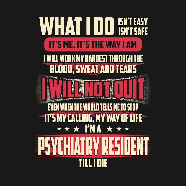 Psychiatry Resident What i Do by Rento