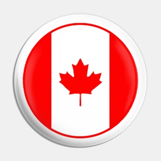 Canada Retro Canadian Maple Leaf Flag Emblem Pin