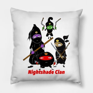 Nightshade Vegetable Ninja Clan Pillow