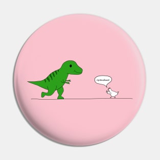 Dinosaur Grandma (chicken evolution) Pin