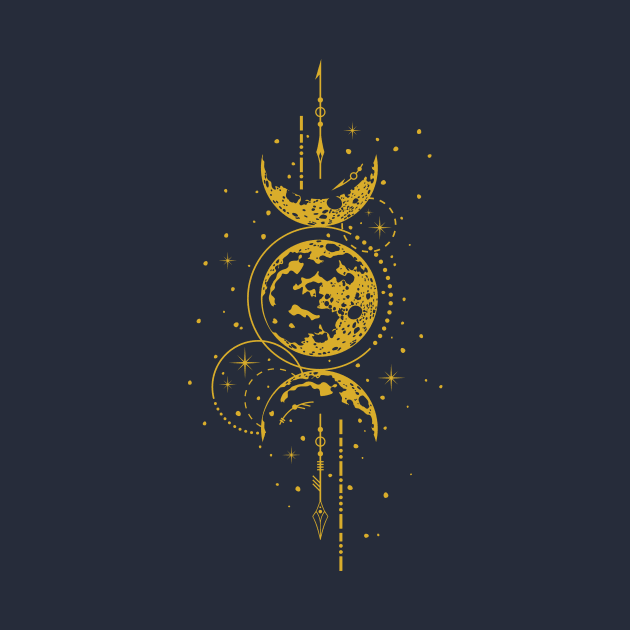 Celestial Mystical Moon by SLAG_Creative