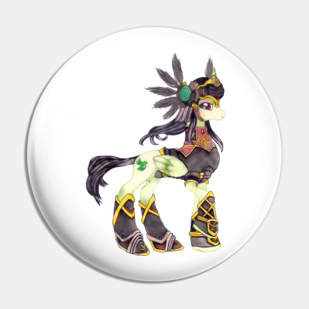 Hrist Valpony Pin by Dragon Lady Artistry