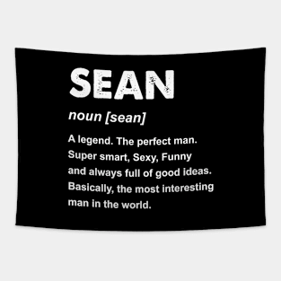 Mens Sean Name Gift design Tapestry