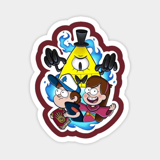 Gravity Falls Magnet by Stacy Kakes