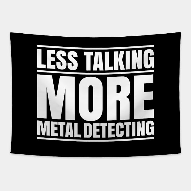 Detectorist Metal Detecting Metal Detector Tapestry by Krautshirts