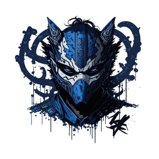 Ninja with cyberpunk mask style T-Shirt
