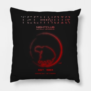 Tech Noir Terminator night-club Pillow