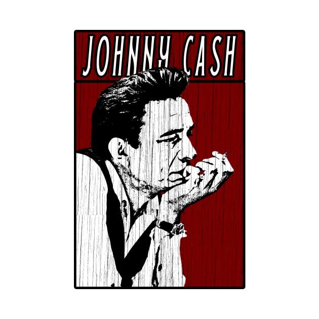 Retro Vintage Johnny Cash by Projectup