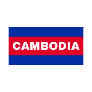 Cambodian Flag Colors T-Shirt