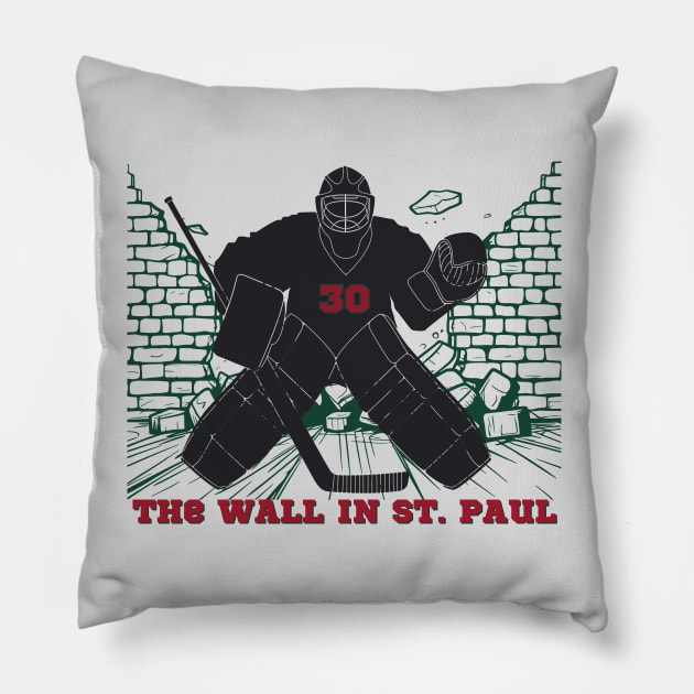 Minnesota Wild "The Wall in St. Paul" Pillow by SiebergGiftsLLC