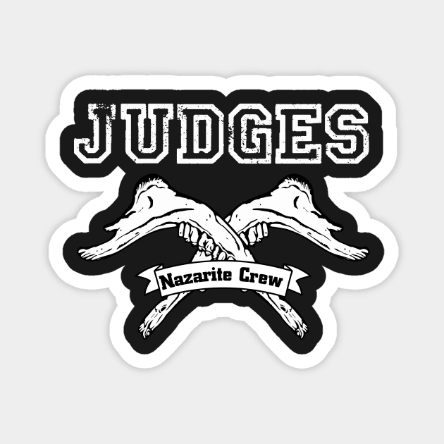 Judge New York Crew Parody Judges Hardcore Punk Magnet by thecamphillips