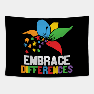 Autism Awareness - Embrace Differences Tapestry