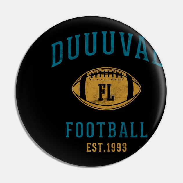 Duuuval Jacksonville Vintage Jaguars Pin by BooTeeQue