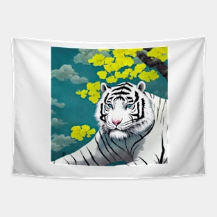 Happy Tiger Day Tapestry