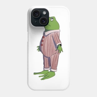 Frog in pajamas Phone Case