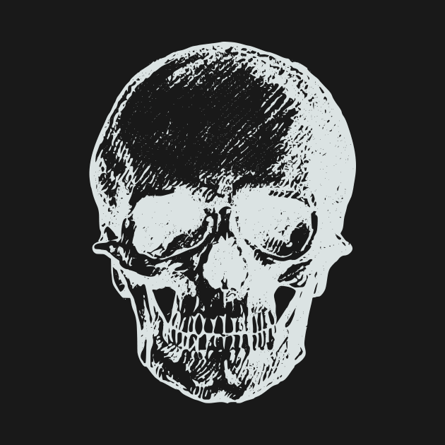 Off-Grey Skull by CeeGunn