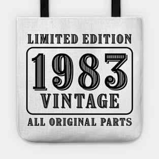 All original parts vintage 1983 limited edition birthday Tote