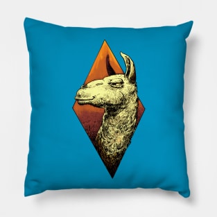 Colorful llama Pillow