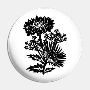 Wildflower Posie Pin