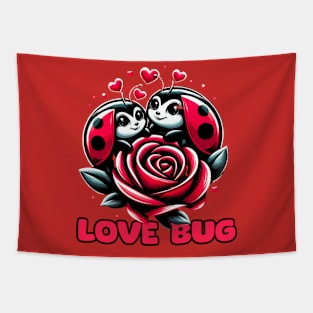 Valentine's Day Love bug xvii Tapestry