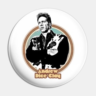 Andrew Dice Clay // Retro Style Fan Design Pin