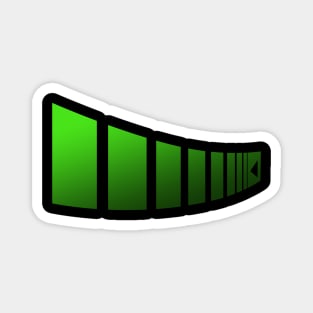 Symbolic Green Line Magnet