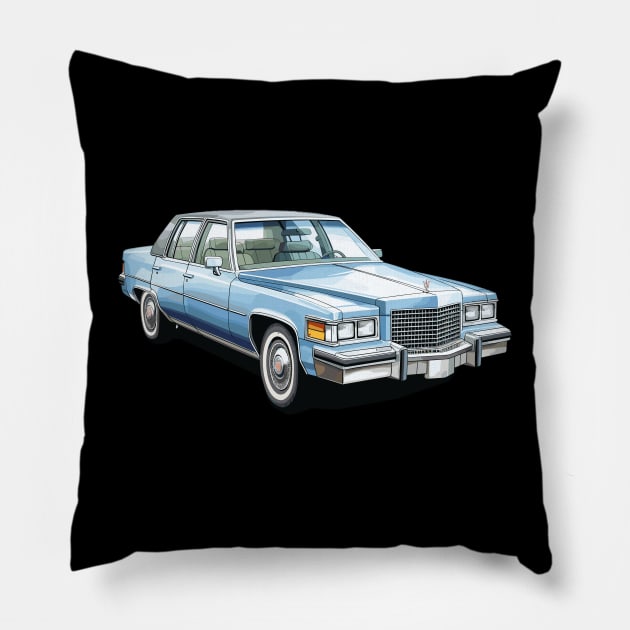 80s Cadillac Cadillac Pillow TeePublic