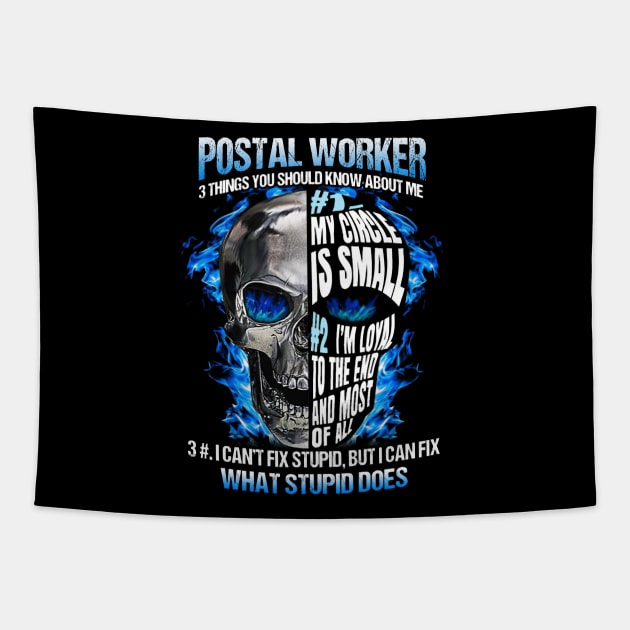 Postal Worker Tapestry by janayeanderson48214