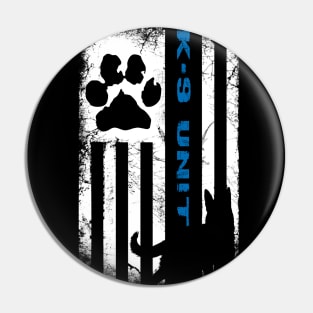 K-9 Unit Flag Pin