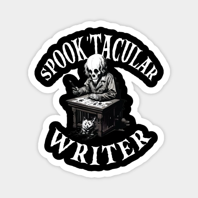 Spooktacular writer Magnet by Fun Planet