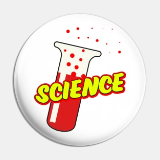 Science Chemistry flask Pin