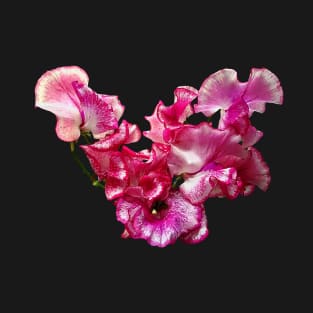 Sweet Peas - Pink Sweet Pea Heart T-Shirt