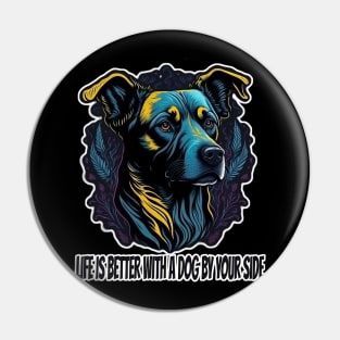 better with a dog Pin