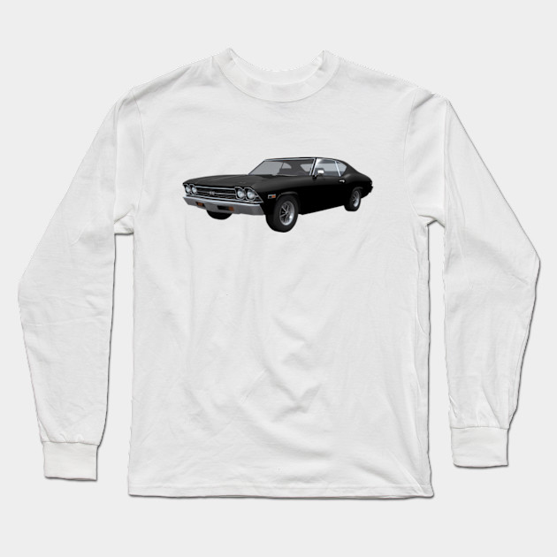 Muscle Chevelle Ss Adult Long Sleeve T-Shirt Chevy