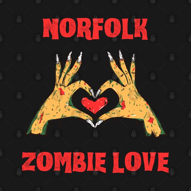 Norfolk Zombie Love Red by MyriadNorfolk