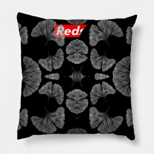 Redshit Flowers Pattern Pillow