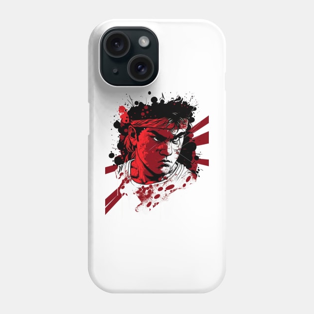 Ryu Street Fighter Design - Original Artwork Phone Case by Labidabop