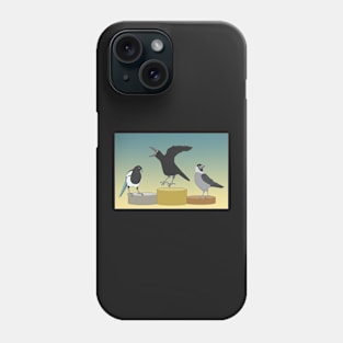 Crowing - gold medallist crow Phone Case