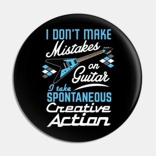 Vintage Rock-n-Roll Guitar - Spontaneous Action Pin