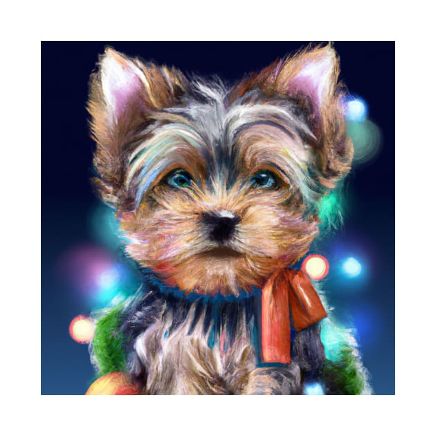 Cute Yorkshire Terrier Drawing by Play Zoo