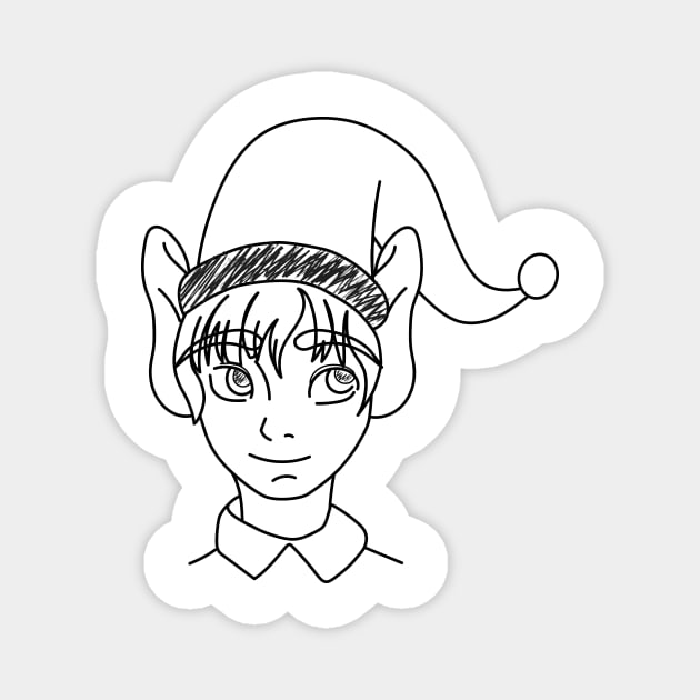 Christmas elf Magnet by dreamtravel